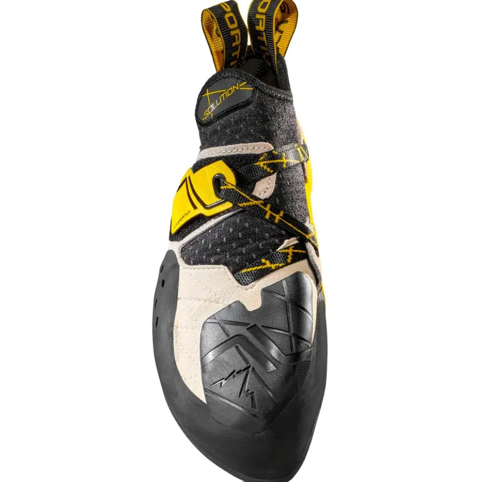 Scarpette arrampicata La Sportiva Solution White Yellow