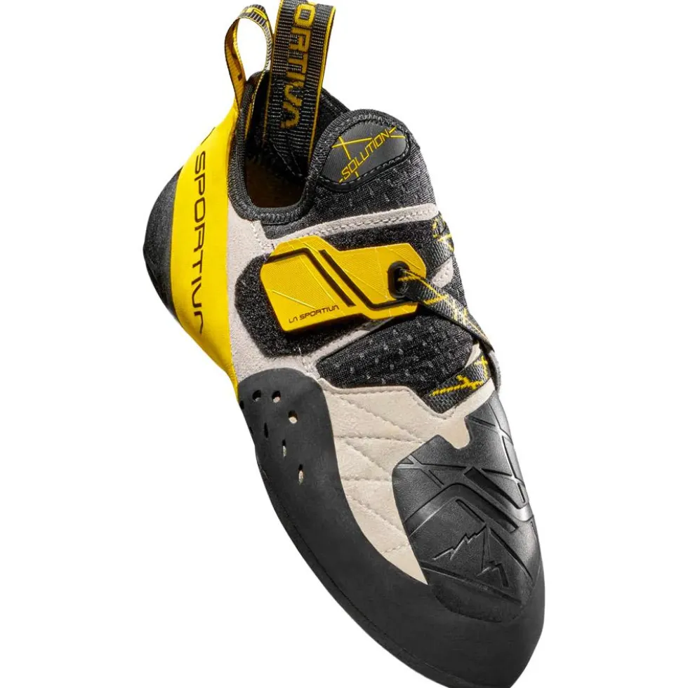 Scarpette arrampicata La Sportiva Solution White Yellow