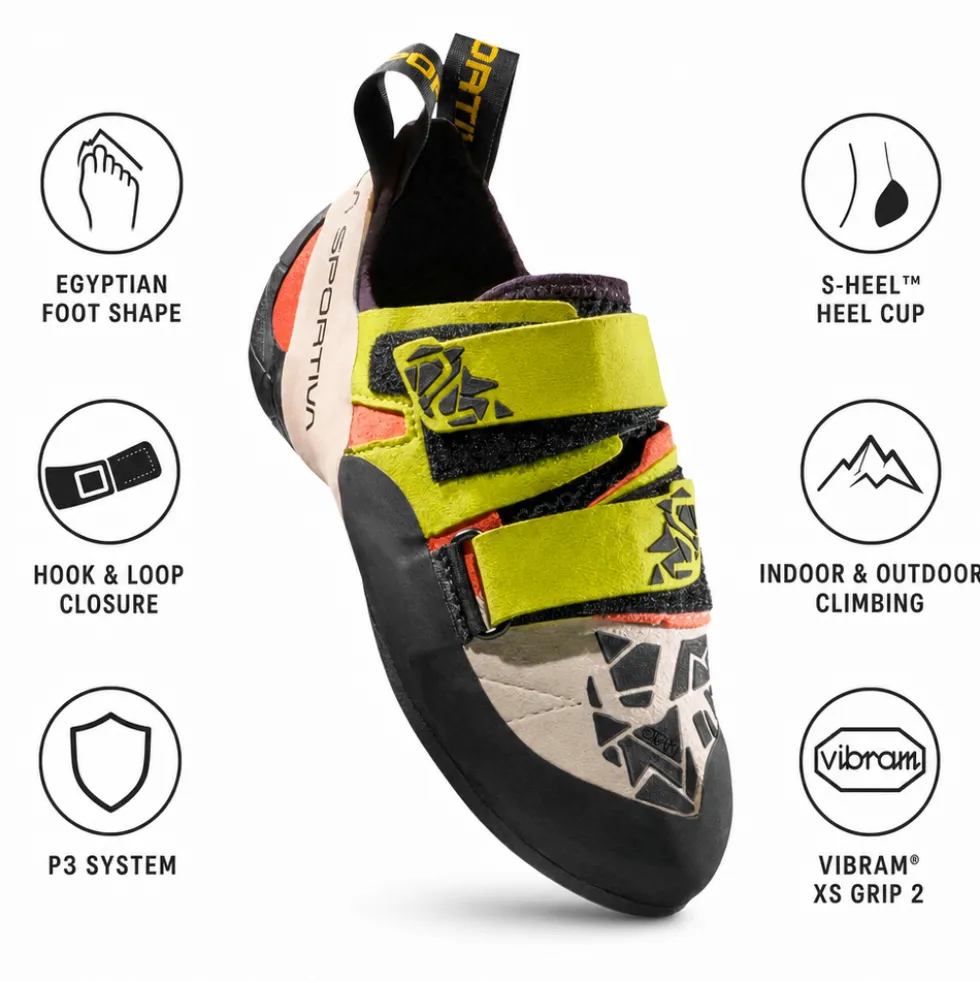 Scarpette arrampicata La Sportiva Otaki Woman Sulphur Coral