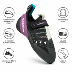 Scarpette arrampicata Scarpa Instinct VSR LV Black Violet Milk