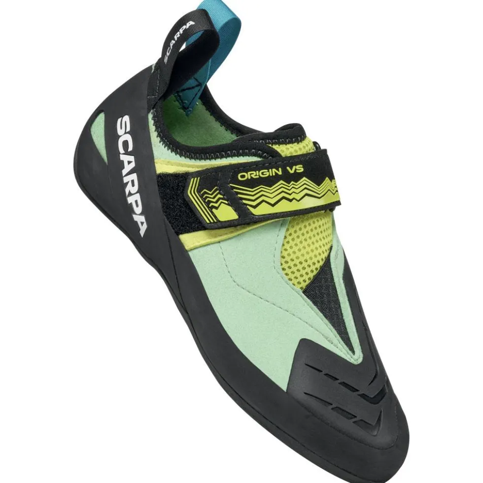 Scarpette arrampicata Scarpa Origin Vs Wmn Pastel Green Lime