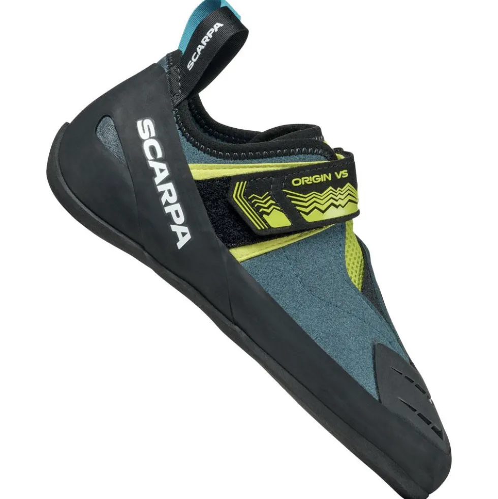 Scarpette arrampicata Scarpa Origin Vs Petrol Lime