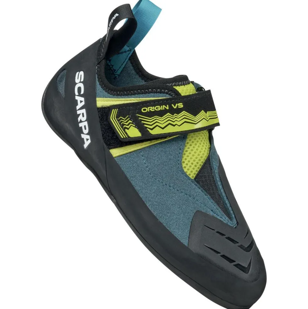 Scarpette arrampicata Scarpa Origin Vs Petrol Lime