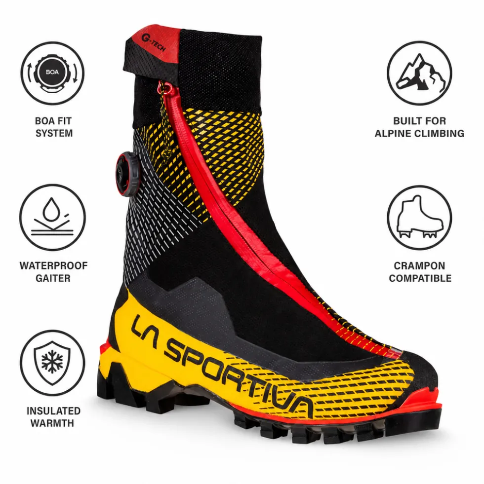 Scarponi da alpinismo La Sportiva G-Tech Black Yellow