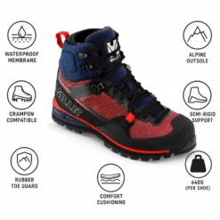 Scarponi da alpinismo Millet Elevation Gore-Tex U Red