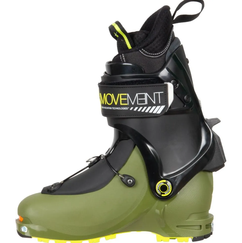 Scarponi da sci alpinismo Movement Freetour Ultralon Olive Black Lime