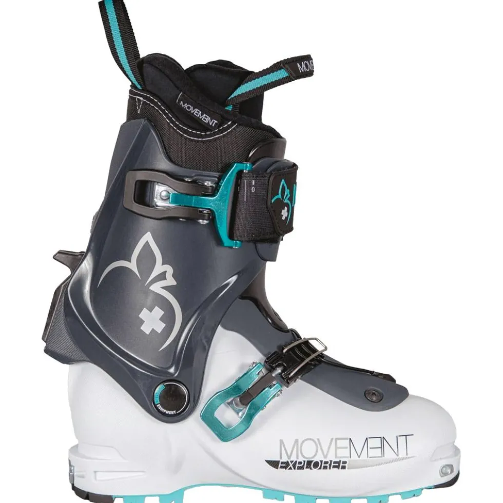 Scarponi da sci alpinismo Movement Explorer W White Grey Turquoise