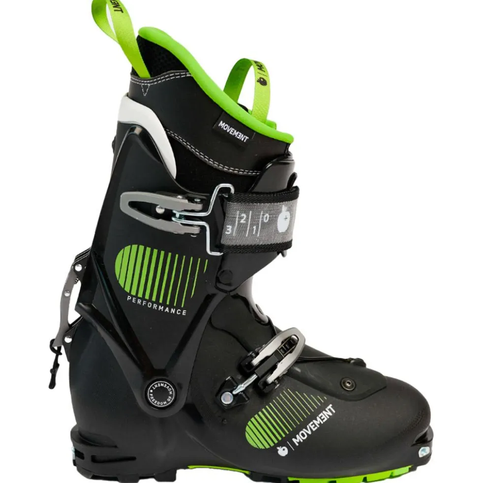 Scarponi da sci alpinismo Movement Performance Palau Black Black Lime