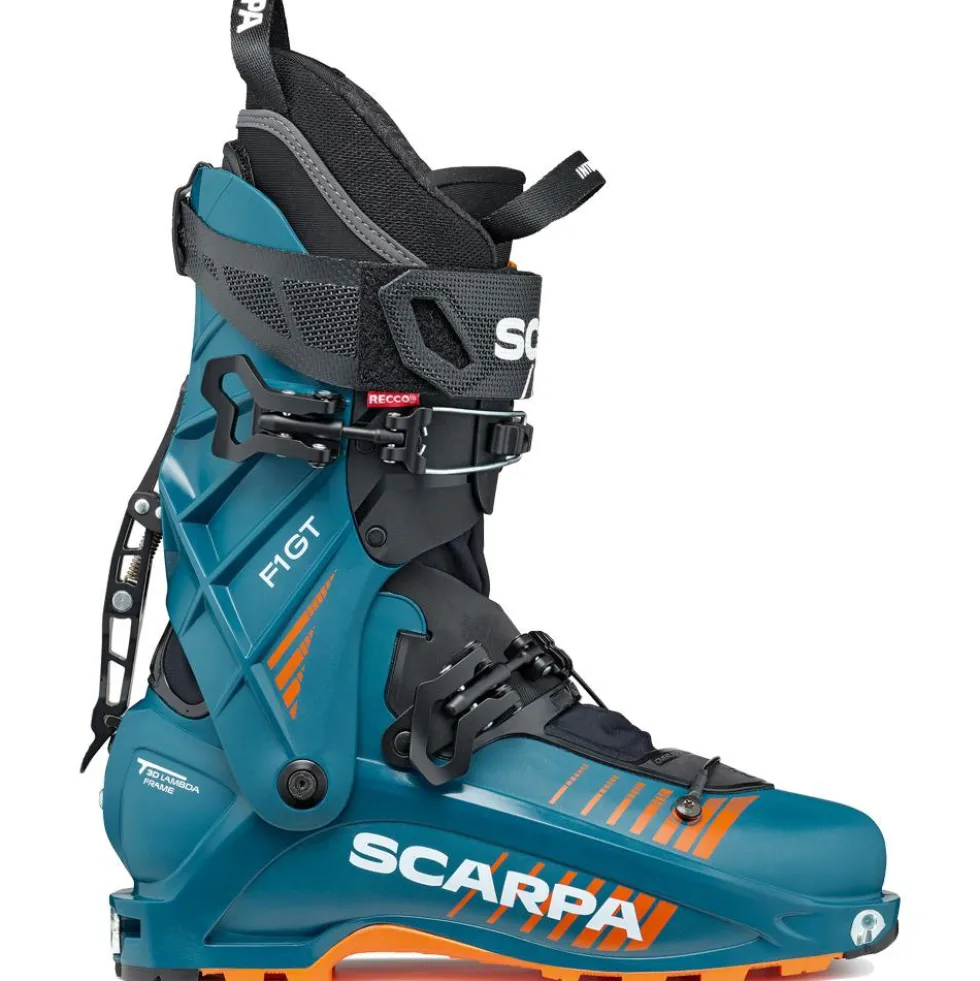 Scarponi da sci alpinismo Scarpa F1 Gt Petrol Orange