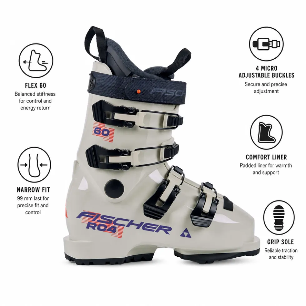 Scarponi da sci Fischer Rc4 60 Jr Gw Sand Sand