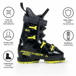 Scarponi da sci Fischer Rc4 60 Jr Gw Black Black