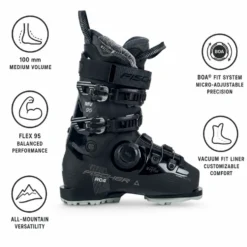 Scarponi da sci Fischer Rc4 95 Mv Vac Boa Gw Black