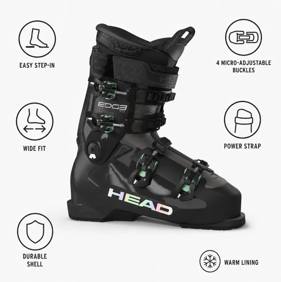 Scarponi da sci Head Edge 75 W Hv Black
