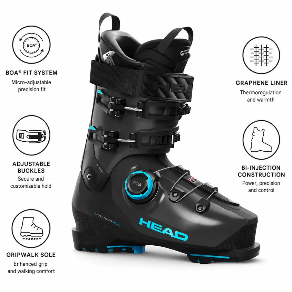 Scarponi da sci Head Kaliber 110 Mv Gw Boa Anthracite Speedblue