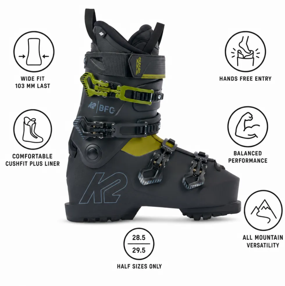 Scarponi da sci K2 BFC 90 Black