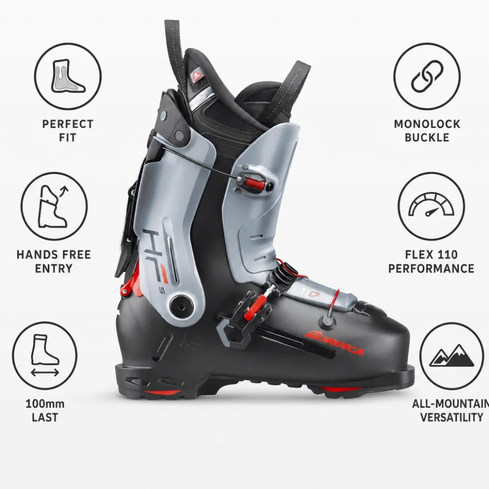 Scarponi da sci Nordica Hf S 110 Gw Grey Black Red