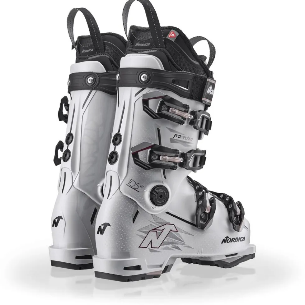 Scarponi da sci Nordica Pro Machine 3 105 W Gw White Black Rose
