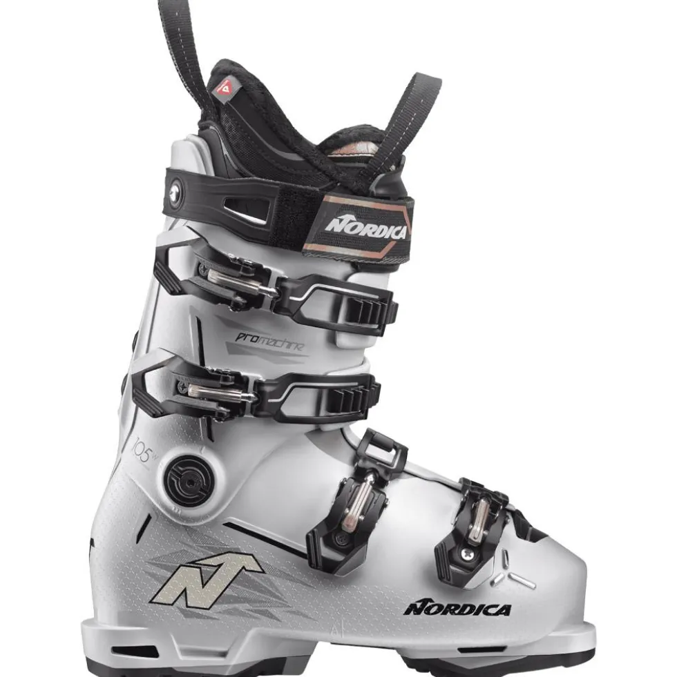 Scarponi da sci Nordica Pro Machine 3 105 W Gw White Black Rose
