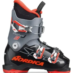 Scarponi da sci Nordica Speedmachine J 3 Black Anthracite Red