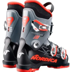 Scarponi da sci Nordica Speedmachine J 3 Black Anthracite Red