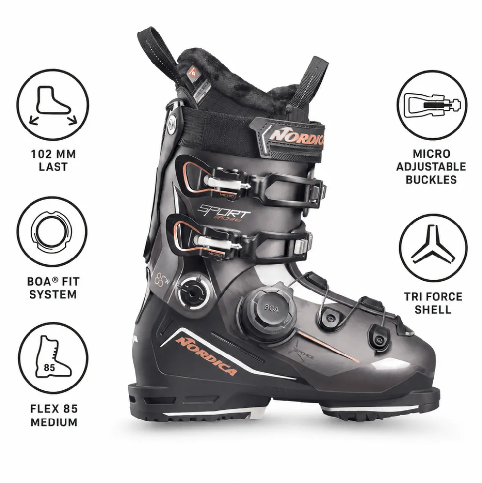 Scarponi da sci Nordica Sportmachine 3 85 W Boa Gw