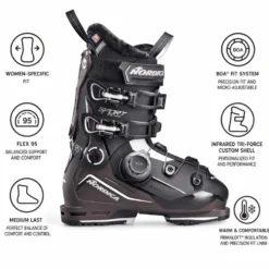Scarponi da sci Nordica Sportmachine 3 95 W Boa Gw