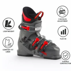 Scarponi da sci Rossignol Hero J3 Meteor Grey