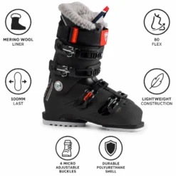 Scarponi da sci Rossignol Pure Pro 80 Metal Black