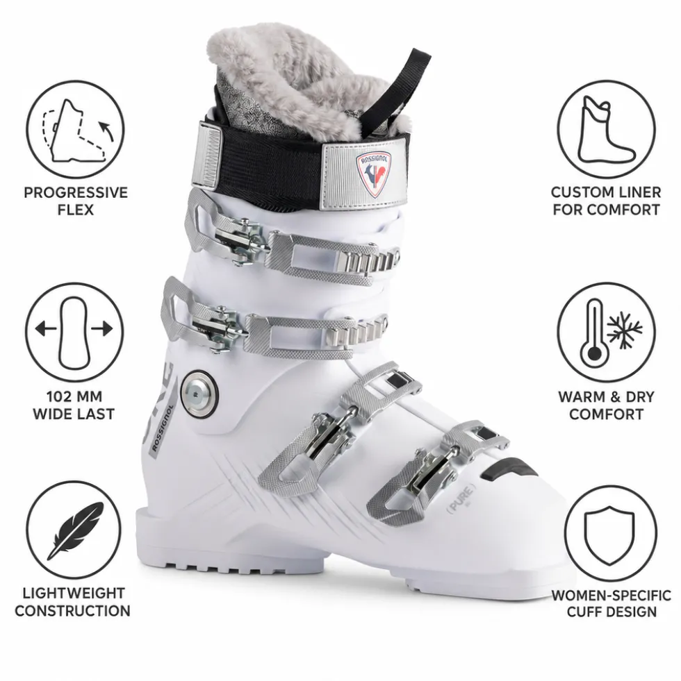 Scarponi da sci Rossignol Pure 80 White