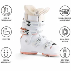 Scarponi da sci Rossignol Vizion 4B Pro 100 W Gw White