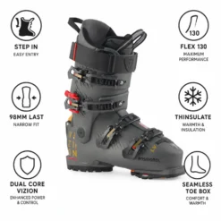 Scarponi da sci Rossignol Vizion 4B Elite 130 Lv Gw Metal Bronze