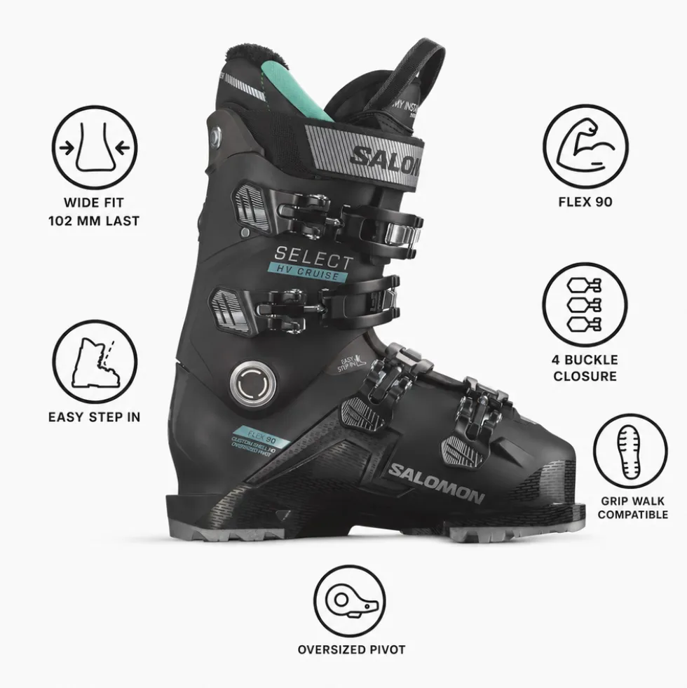 Scarponi da sci Salomon Select Hv 90 W Cruise Gw Black Beluga
