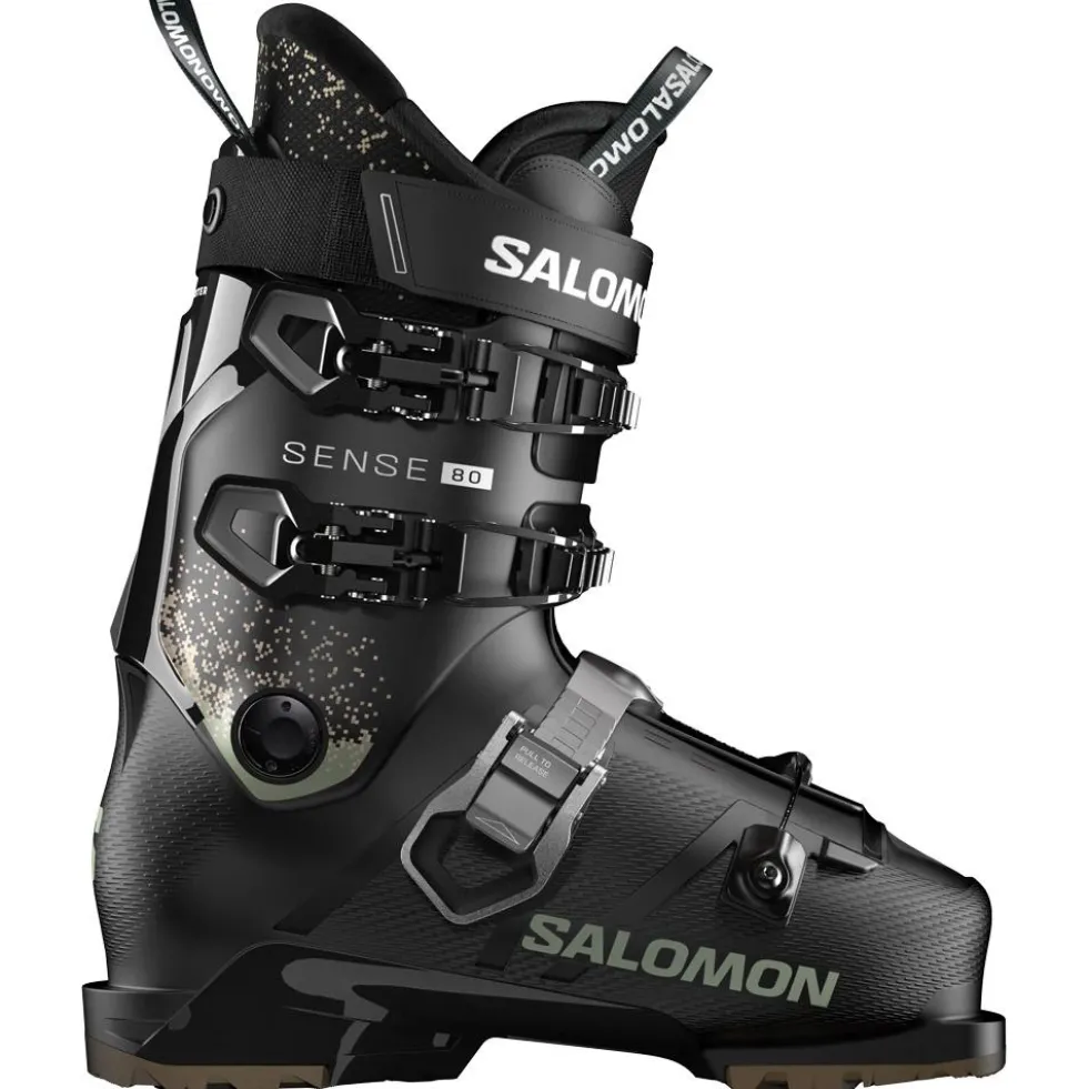 Scarponi da sci Salomon Sense 80 Gw Black Oil Green