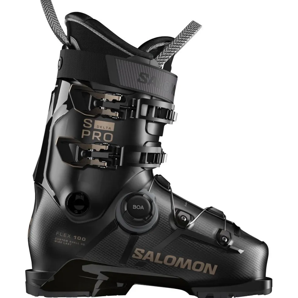 Scarponi da sci Salomon S/Pro Delta S Boa 100 Gw Black Titanium Metal