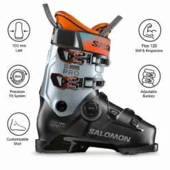 Scarponi da sci Salomon S/Pro Delta Boa 120 Gw Black Arona Silver Metal