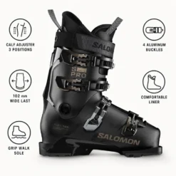 Scarponi da sci Salomon S/Pro Delta 100 Gw Black Titanium Metal