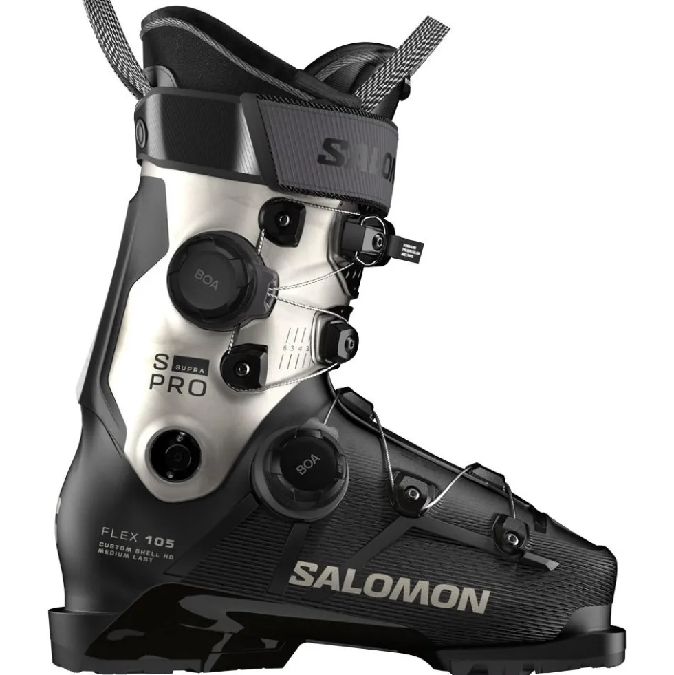 Scarponi da sci Salomon S/Pro Supra Dual Boa 105 W Black Light Bronze Metal Black