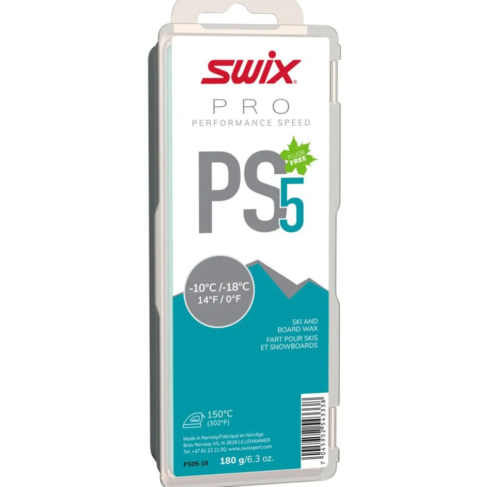 Sciolinatura Swix PS5 Turquoise -10°C/-18°C 180g