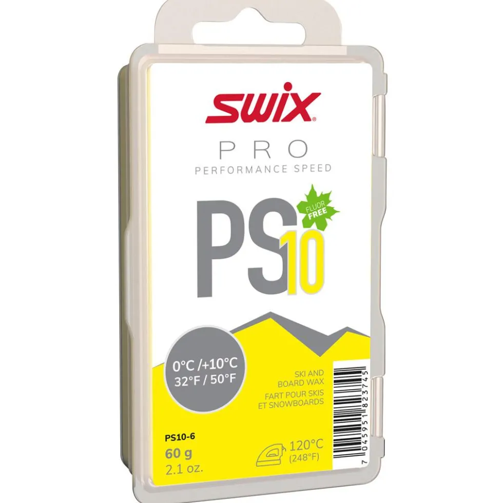 Sciolinatura Swix PS10 Yellow 0°C/+10°C 60g