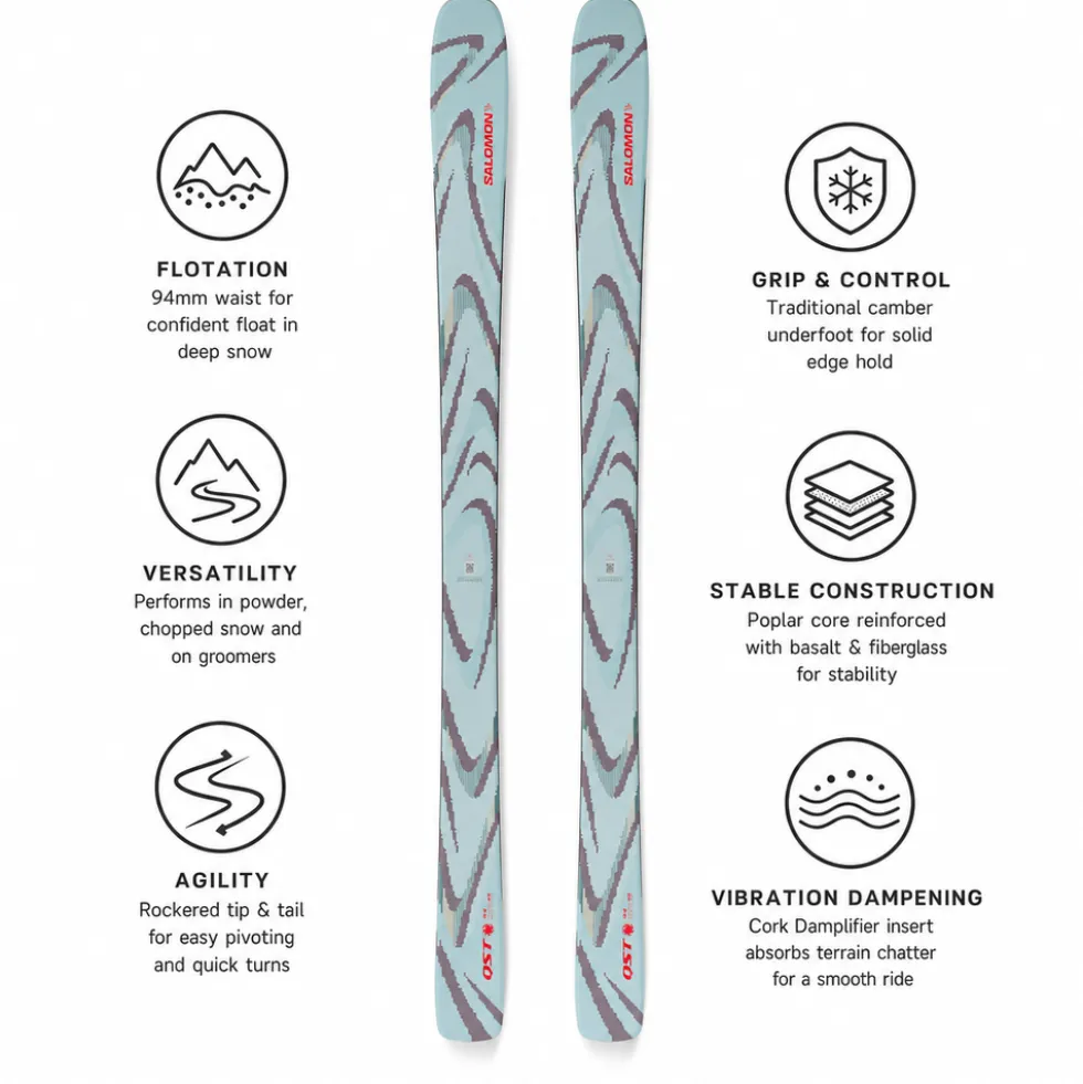 Sci Salomon Qst 94 Iced Aqua