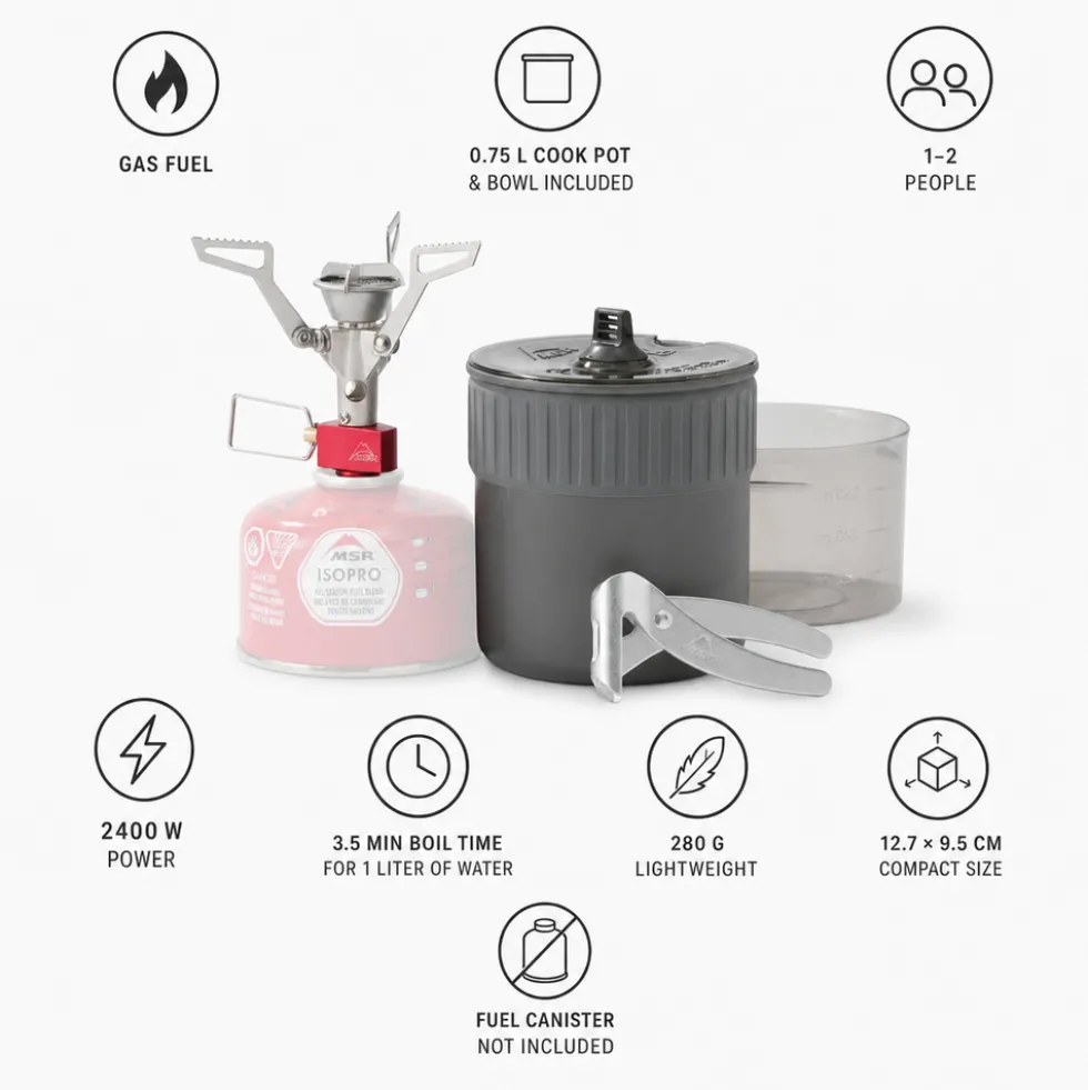 Set Pocket Rocket 2 Mini Stove Kit +