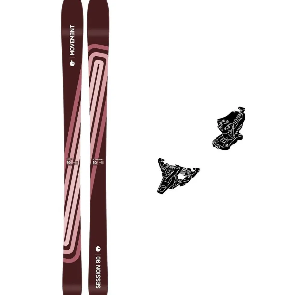 Set sci alpinismo Session 90 W + att