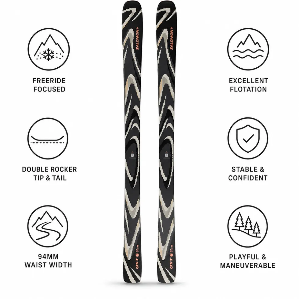 Set sci alpino Qst 94 Black + att