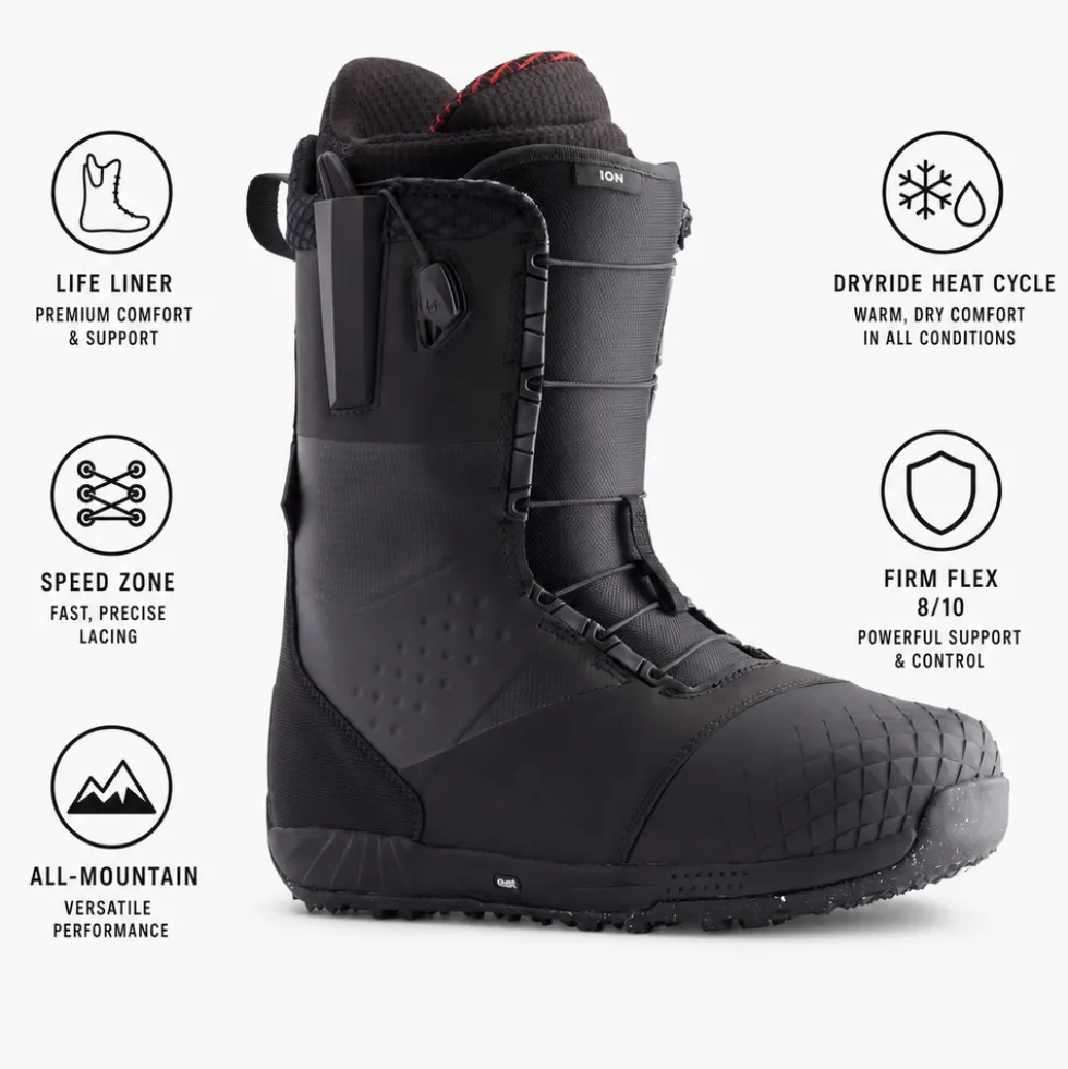Stivali Burton Ion Black