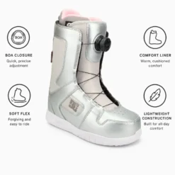 Stivali DC Women Phase Boa Grey