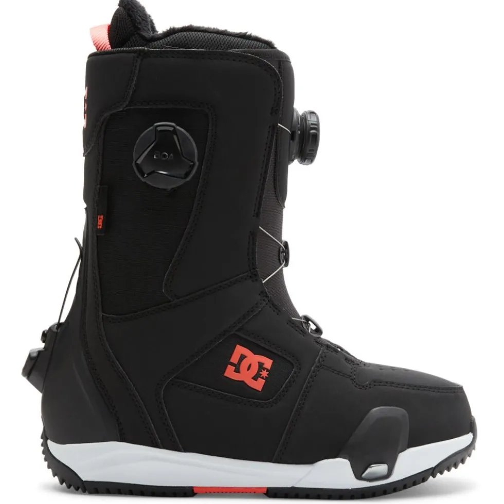 Stivali DC Women Phase Boa Pro Step On Black Hot Coral