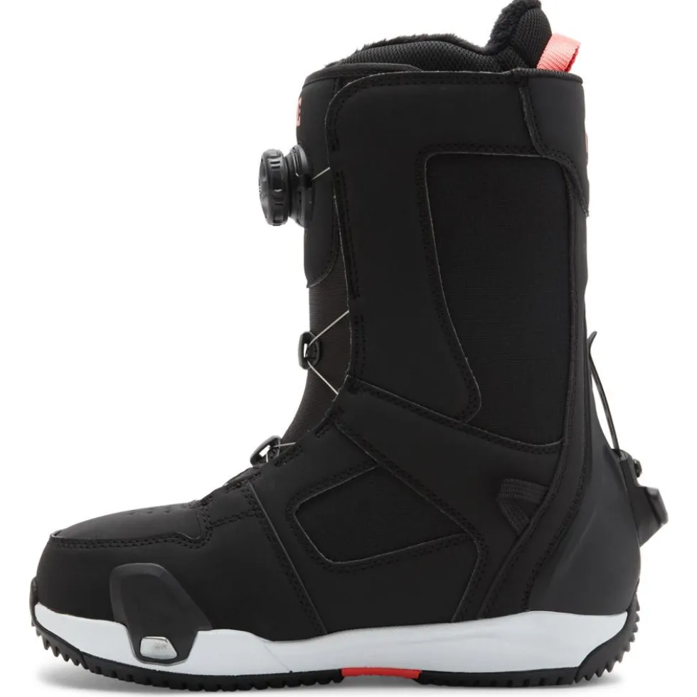 Stivali DC Women Phase Boa Pro Step On Black Hot Coral