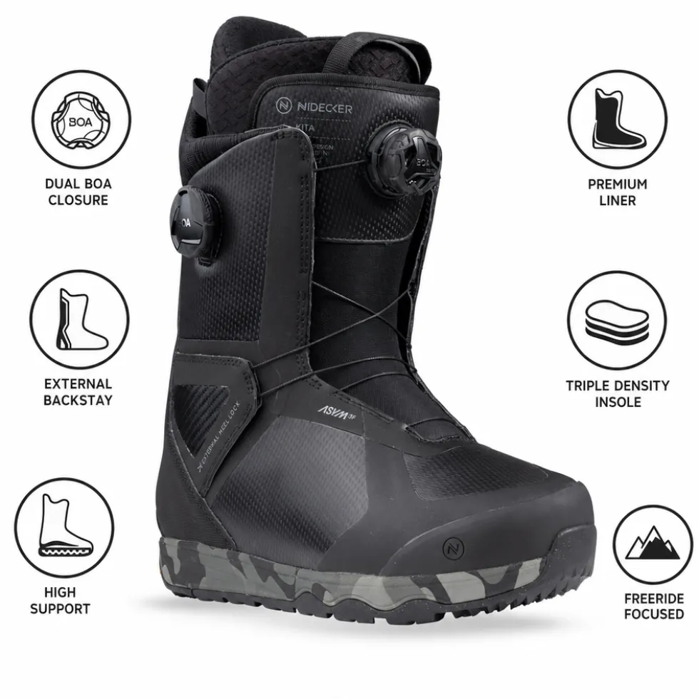 Stivali Nidecker Kita Black