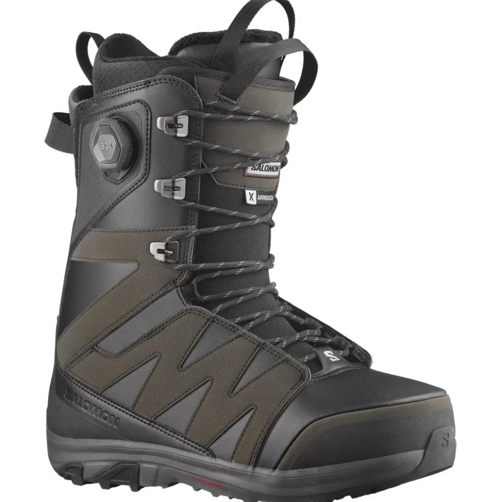 Stivali Salomon X Approach Lace Sj Boa Black