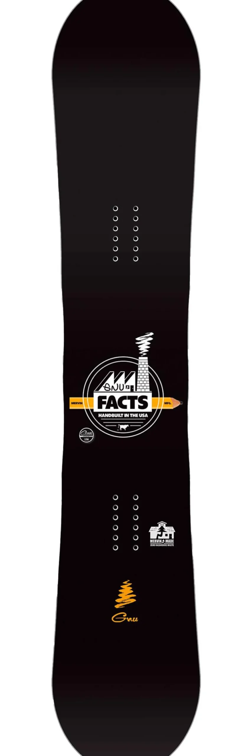 Tavola snowboard Gnu Facts